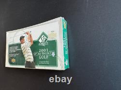 2001 Upper Deck SP Authentic Golf Hobby Box Sealed, Tiger Woods RC