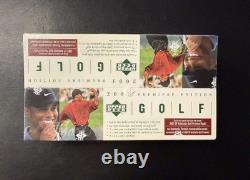 2001 Upper Deck UD Sealed Golf Rack Pack Box SP AUTHENTIC Preview Cards Tiger RC