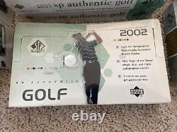 2002 2003 2004 2005 2012 2014 Sp Authentic Game Used Sealed Box Lot Tiger Woods