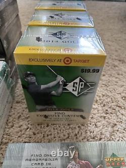 2002 2003 2004 2005 2012 2014 Sp Authentic Game Used Sealed Box Lot Tiger Woods