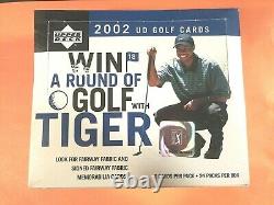 2002 UD Golf 24 pack Hobby Box Sealed Green Grass Tiger Woods Michelson ROOKIE