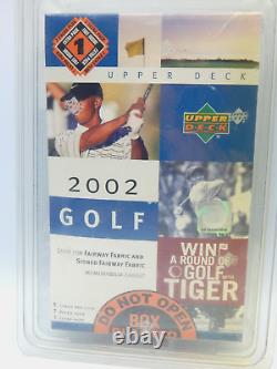 2002 Upper Deck Factory Sealed Golf Box Tiger Woods, Phil Mickelson Rookie