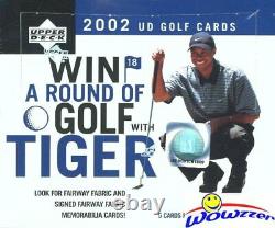 2002 Upper Deck Golf Factory Sealed Green Grass Box-Tiger Woods, Mickelson RC YR