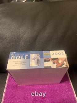 2002 Upper Deck Golf Factory Sealed Hobby Box (24 Packs) Phil Mickelson Rookie