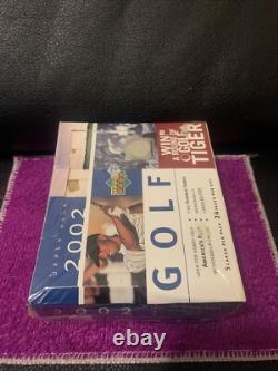 2002 Upper Deck Golf Factory Sealed Hobby Box (24 Packs) Phil Mickelson Rookie