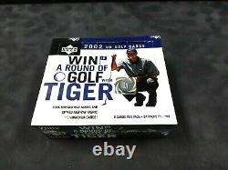 2002 Upper Deck Golf Green Grass Edition Factory Sealed Hobby Box Phil Mickelson