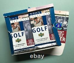 2002 Upper Deck Golf Hobby Box Opened 24 Packs Mickelson Rookie Year