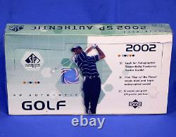 2002 Upper Deck Sp Authentic Golf Hobby Box Sealed Pga Tiger Woods