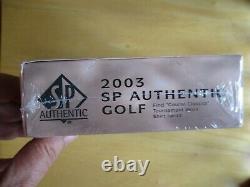 2003 Sp Authentic Tiger Woods Golf Factory Sealed Box-tiger, Palmer, Autos