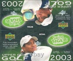 2003 Upper Deck Golf Retail Box