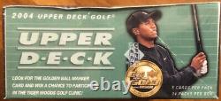 2004 Upper Deck Golf Factory Sealed 24 Pack Box Tiger Woods