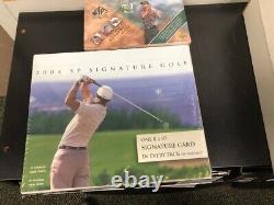 2004 Upper Deck Signature Golf Factory Sealed Box Tiger Woods RARE FIND Masters