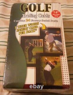 2005 Golf Trading Cards Box 24 Sealed Packs MJ Holding Company Tiger Woods