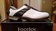 2014 Footjoy Reelfit Boa Mens Golf Shoes 53791 NEW Wh-Blk 10.5M Mint With Box