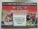 2021 Leaf Multi Sport Blaster. 1 of 1 slabbed proof or auto card per box. Slab