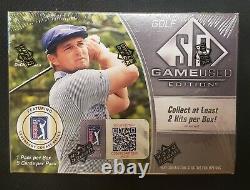 2021 SP GAME USED Edition GOLF FACTORY SEALED HOBBY BOX Sealed Brand New