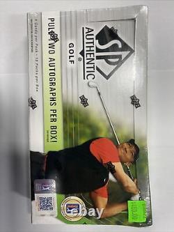 2021 Upper Deck SP Authentic Golf Sealed Hobby box 72 Cards 2 Autographs