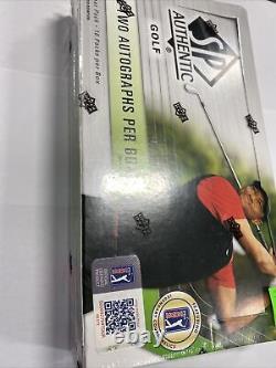 2021 Upper Deck SP Authentic Golf Sealed Hobby box 72 Cards 2 Autographs