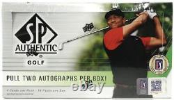 2021 Upper Deck Sp Authentic Golf Hobby 8-box Case