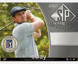 2021 Upper Deck Sp Game Used Edition Golf Hobby Box Factory Sealed