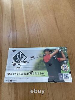 2021 Upper Deck Ud Sp Authentic Golf Pga Tour Factory Sealed Hobby Box Bounty