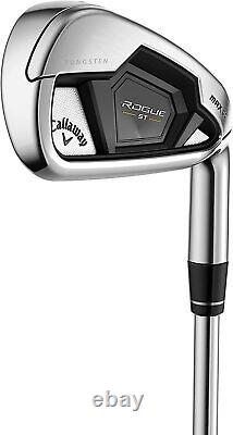 2022 New In Box Callaway Rogue Max Os Iron Set Steel Stiff 5 Pw Gw 7 Club Set