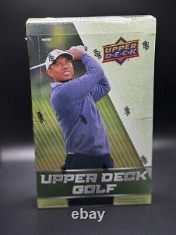 2024 UPPER DECK GOLF HOBBY BOX Sealed Case Fresh- 24 Available- Tiger AUTO