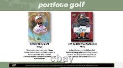 2024 Upper Deck Portfolio Golf Hobby Box