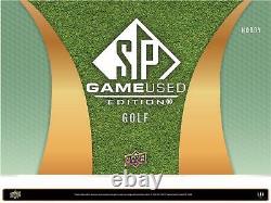 2024 Upper Deck Sp Game Used Golf Hobby 10-box Case