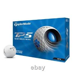 3 Dozen Brand New In Box Taylormade Tp5 White Golf Balls