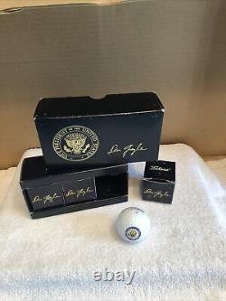 3 Single ball box/pack of Official Dan Quayle vice presidential golf balls