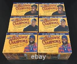 6 Box lot 2021 Goodwin Champions Blaster Box 7 packs of 5 cards Sealed