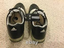 ADIDAS MEN'S ADIPURE GOLF SHOES BLACK 816221, Men's 9 Med. New In Box With Tags