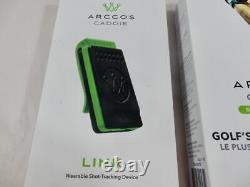 ARCCOS SMART GOLF CADDIE with CADDIE LINK, New in the Box, Wearable Shot Tracking