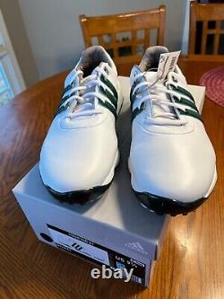 Adidas Tour 360 22 Golf Shoes White/Green Size 9.5 New In Box GY4541
