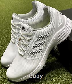 Adidas ZG21 Mens Golf Shoes GX4129 White 8 Medium (D) New in Box #79529