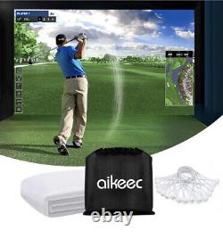 Aikeec White Golf Simulator Display Projector Screen 98x98in NEW OPEN BOX