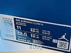 Air Jordan 1 Low G Golf'Triple White' DD9315-101 Mens Size 11 NEW. Complete Box