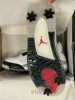 Air Jordan 4 Golf'White Cement' Brand New with Box SKU CU9981 100