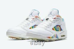 Air Jordan 5 Low G'Tie Dye' Golf Shoes Size 13 BRAND NEW IN BOX