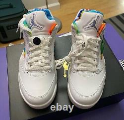 Air Jordan 5 Low G'Tie Dye' Golf Shoes Size 9.5 BRAND NEW IN BOX