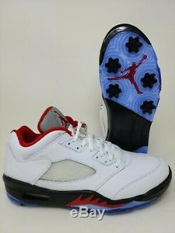 Air Jordan 5 Low Golf Fire Red Deadstock New In Box Mens Size 13