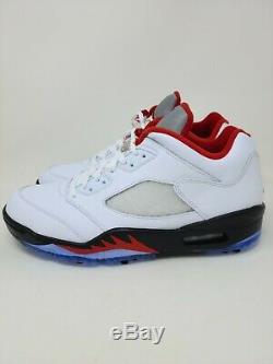 Air Jordan 5 Low Golf Fire Red Deadstock New In Box Mens Size 13