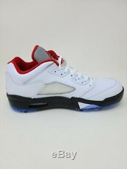 Air Jordan 5 Low Golf Fire Red Deadstock New In Box Mens Size 13