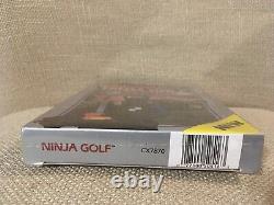 Atari 7800 Ninja Golf, New in Box, NIB, Factory Sealed & MINT