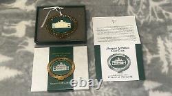 Augusta National Golf Club Clubhouse Ornament 24K Gold Finish New in Box