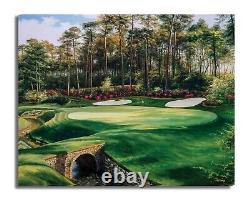 Augusta National Golf Holes 11 12 13 Amen Corner Masters 3 Canvas Frames Azalea