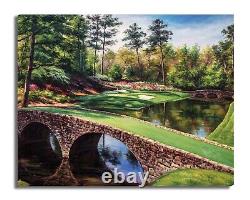 Augusta National Golf Holes 11 12 13 Amen Corner Masters 3 Canvas Frames Azalea