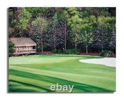 Augusta National Golf Holes 11 12 13 Amen Corner Masters 3 Canvas Frames Azalea