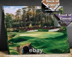 Augusta National Golf Holes 11 12 13 Amen Corner Masters 3 Canvas Frames Azalea